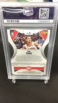 2019 Panini Prizm 31 Trae Young PSA 9