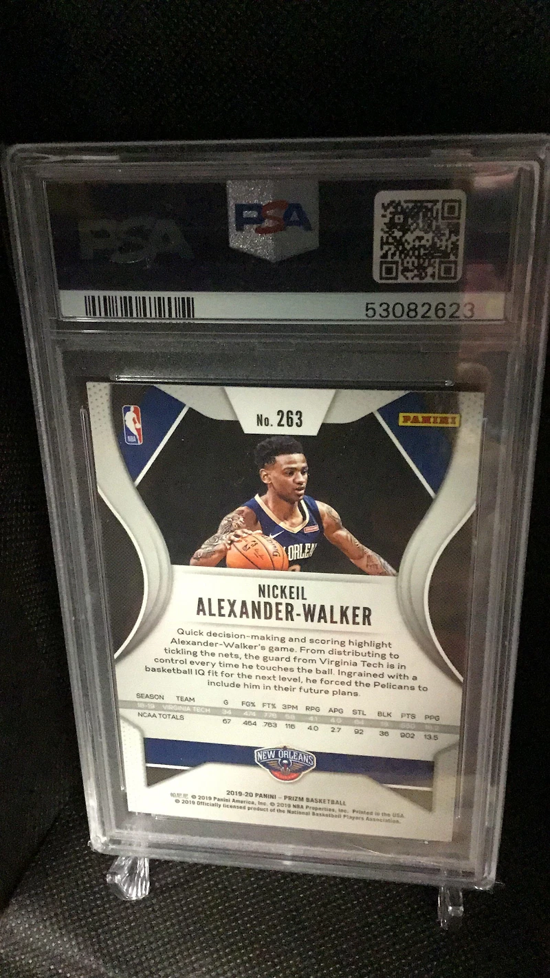 2019 Panini Prizm 263 Nickeil Alexander-walker PSA