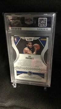 2019 Panini Prizm 279 Eric Paschall Silver Prizm PSA 9