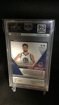 2019 Panini Mosaic 80 Klay Thompson Silver Prizm PSA 9