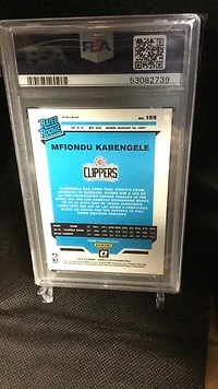 2019 Panini Donruss Optic 159 Mfiondu Kabengele Hyper Pink PSA 8