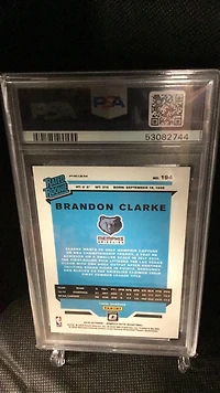 2019 Panini Donruss Optic 194 Brandon Clarke Hyper Pink PSA 9