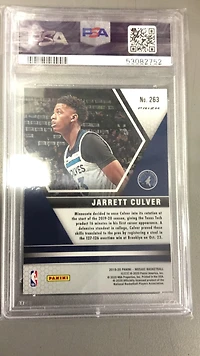 2019 Panini Mosaic 263 Jarrett Culver Fast Break-silver PSA 9