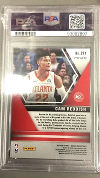 2019 Panini Mosaic Cam Reddish Reactive Blue PSA 9