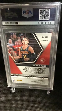 2019 Panini Mosaic 182 Trae Young Mosaic PSA 8