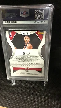 2019 Panini Prizm 275 Kz Okpala PSA 9