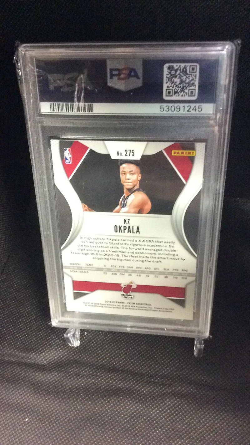 2019 Panini Prizm 275 Kz Okpala PSA 9