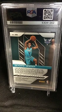 2018 Panini Prizm 288 Devonte' Graham PSA 9