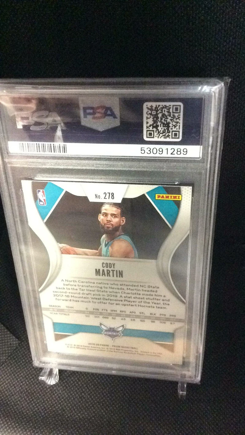 2019 Panini Prizm 278 Cody Martin PSA 10