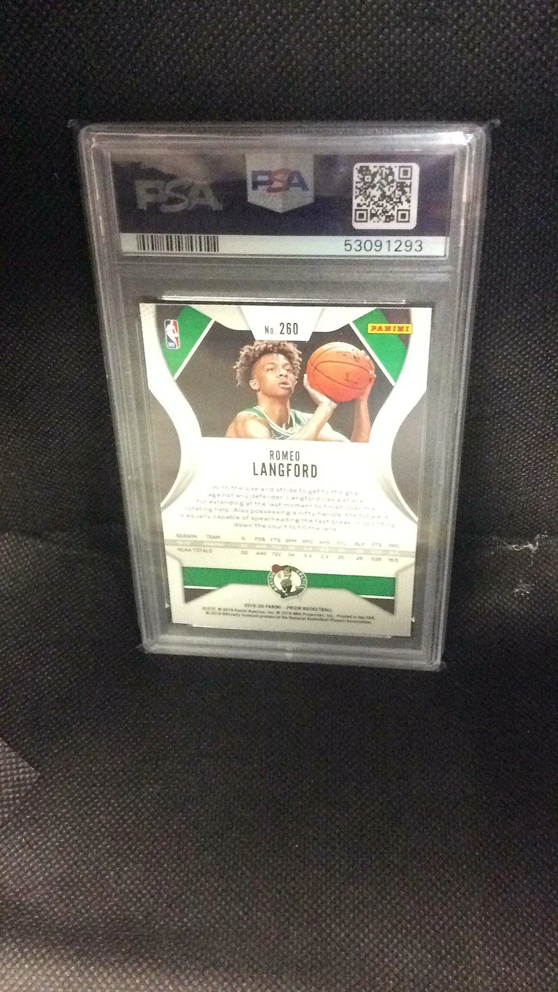 2019 Panini Prizm 260 Romeo Langford PSA 10