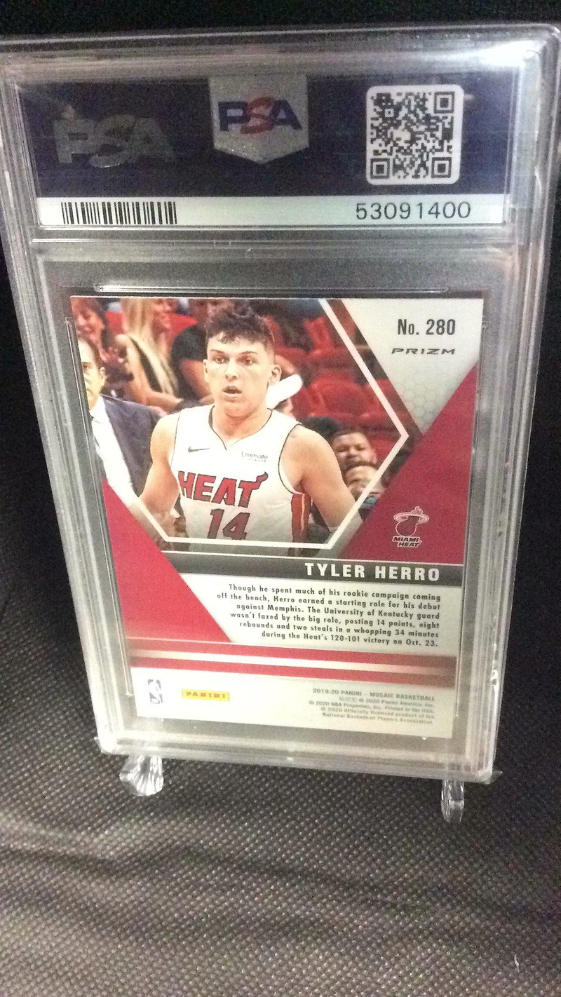 2019 Panini Mosaic 280 Tyler Herro Mosaic PSA