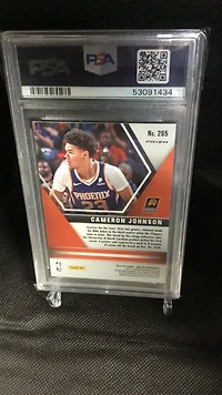 2019 Panini Mosaic 265 Cameron Johnson Reactive Blue PSA 9