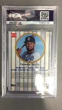 2019 Bowman's Best 1999 Franchise Favorites Ftj Fernando Tatis Jr. PSA 10