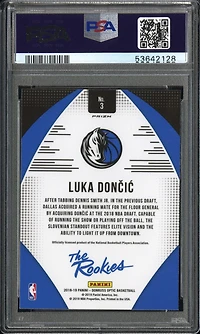 2018 Panini Donruss Optic The Rookies 3 Luka Doncic Holo PSA 10