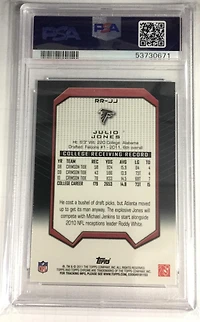 2011 Topps Chrome Rookie Recognition Rr-jj Julio Jones PSA 10