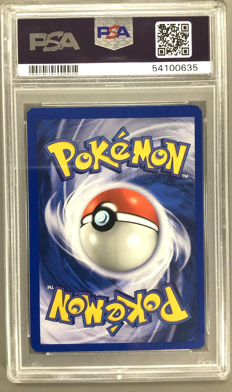 2000 Pokemon Gym Heroes 128 Fire Energy 1st Edition PSA 8
