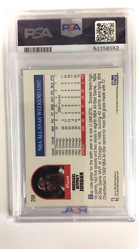 1992 Hoops 298 Michael Jordan PSA 9