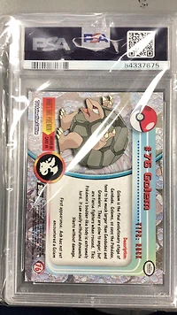 1999 Topps Pokemon Tv 76 Golem Foil PSA 8