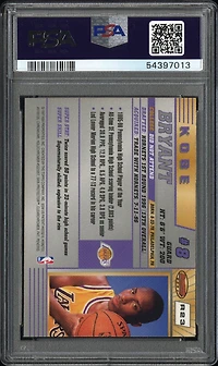 1996 Bowman's Best Rookie R23 Kobe Bryant PSA 9