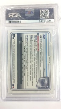 2020 Bowman Chrome Sapphire Edition Bcp30 Jhon Diaz PSA 9