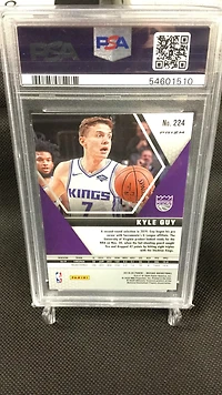 2019 Panini Mosaic 224 Kyle Guy Reactive Blue PSA 10
