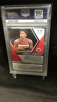 2019 Panini Mosaic 202 Admiral Schofield Reactive Blue PSA 10