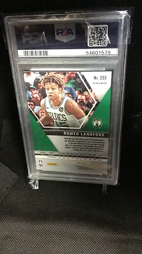 2019 Panini Mosaic 233 Romeo Langford Reactive Blue PSA 10