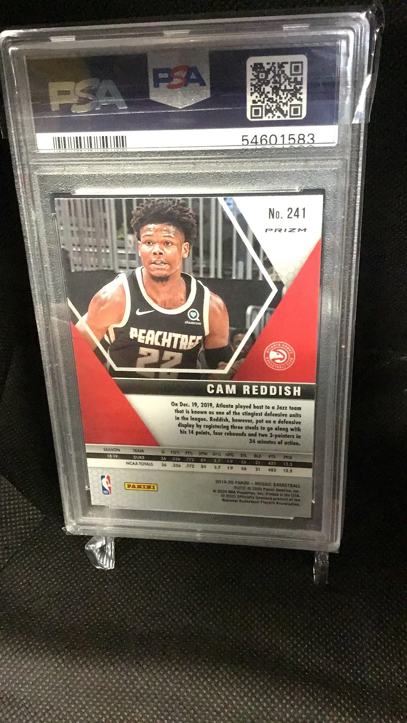 2019 Panini Mosaic 241 Cam Reddish Reactive Orange PSA 10