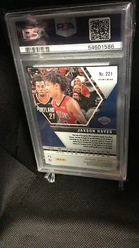 2019 Panini Mosaic 221 Jaxson Hayes Reactive Orange PSA 10