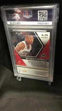 2019 Panini Mosaic 218 Mfiondu Kabengele Reactive Orange PSA 10