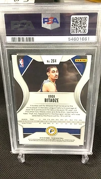2019 Panini Prizm 264 Goga Bitadze PSA 10
