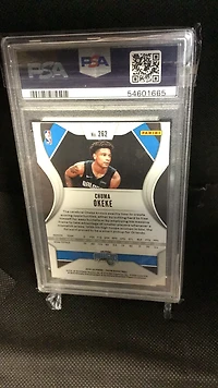 2019 Panini Prizm 262 Chuma Okeke PSA 10