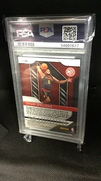 2018 Panini Prizm 88 Omari Spellman PSA 10