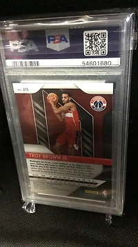 2018 Panini Prizm 213 Troy Brown Jr. PSA 10