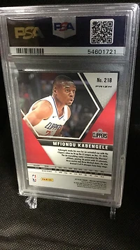 2019 Panini Mosaic 218 Mfiondu Kabengele Reactive Blue PSA 9