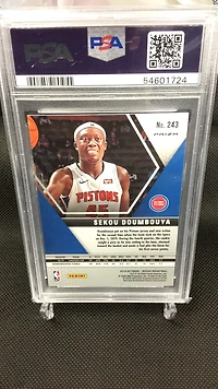 2019 Panini Mosaic 243 Sekou Doumbouya Mosaic PSA 9