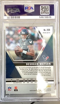 2020 Panini Mosaic 259 Deshaun Watson Genesis PSA 10