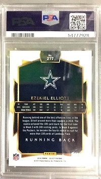 2016 Panini Select 277 Ezekiel Elliott Prizm PSA