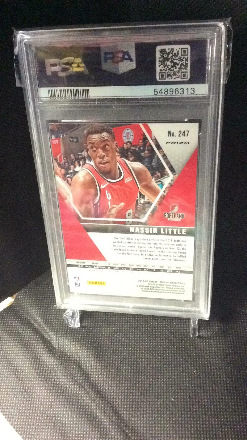 2019 Panini Mosaic 247 Nassir Little Mosaic PSA