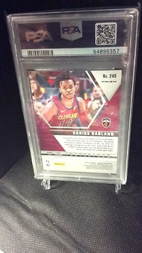 2019 Panini Mosaic 249 Darius Garland Reactive Blue PSA 9