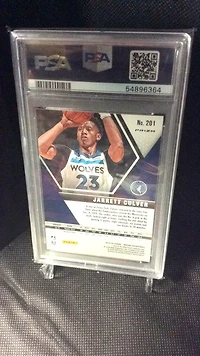 2019 Panini Mosaic 201 Jarrett Culver Reactive Blue PSA