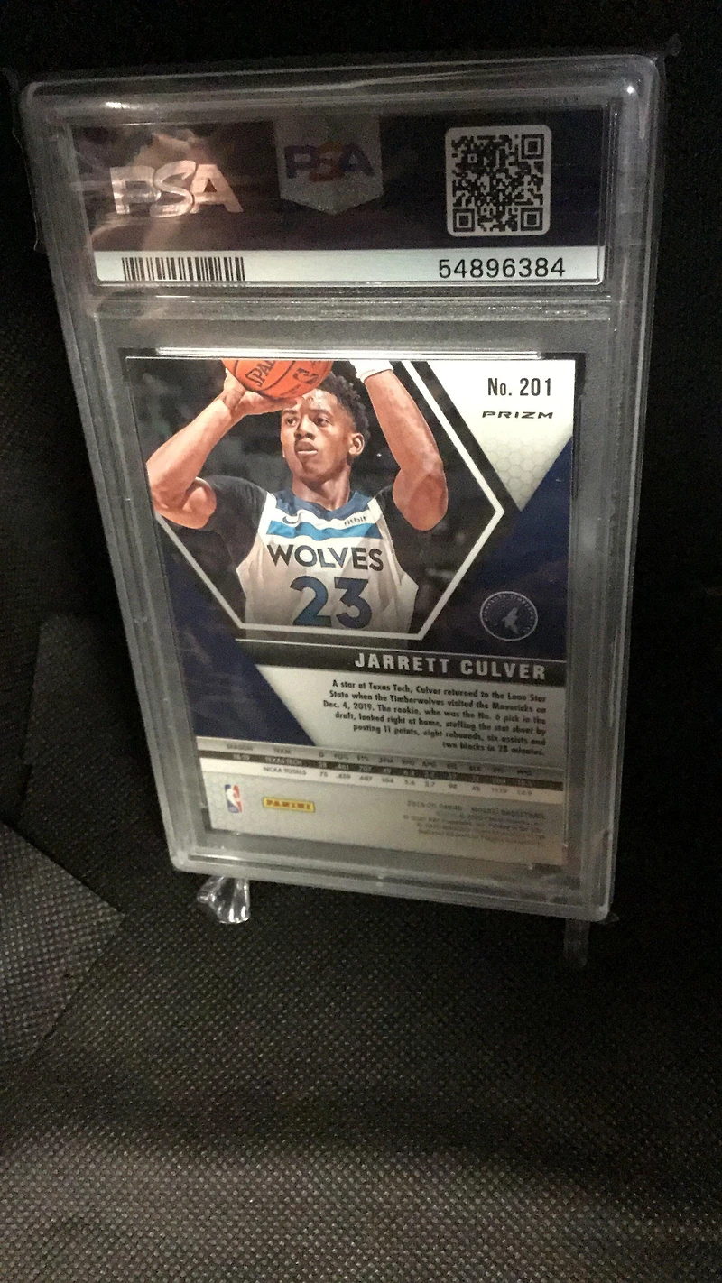 2019 Panini Mosaic Jarrett Culver Silver Prizm PSA