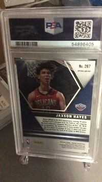 2019 Panini Mosaic 267 Jaxson Hayes Silver Prizm PSA 9