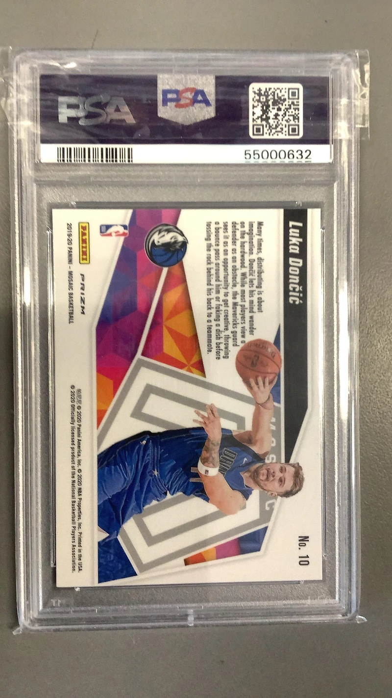 2019 Panini Mosaic Give And Go 10 Luka Doncic PSA 10