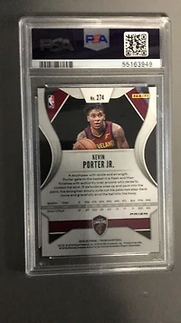 2019 Panini Prizm 274 Kevin Porter Jr. Silver Prizm PSA 9