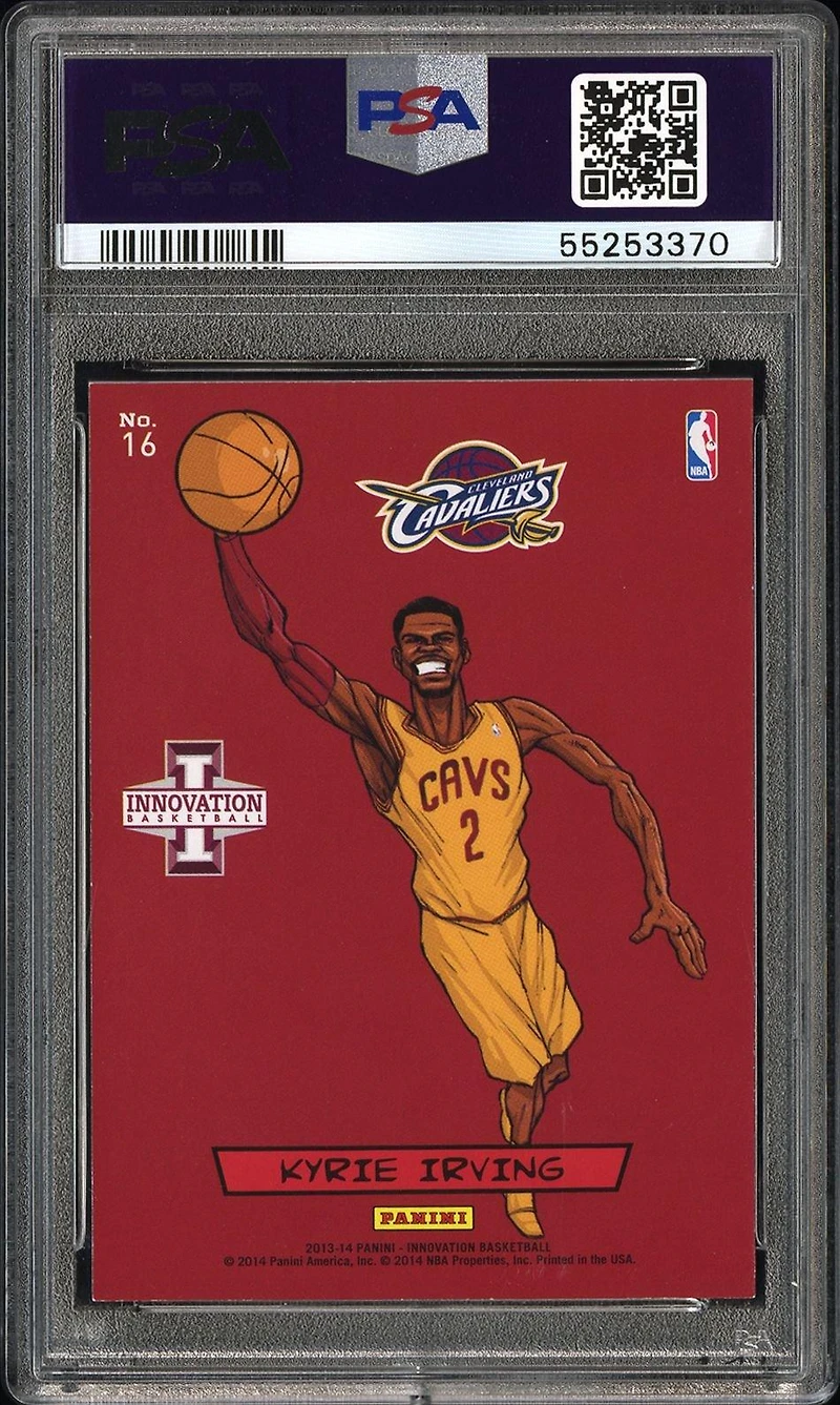 2013 Panini Innovation Kaboom! 16 Kyrie Irving PSA NM-MT+ 8.5
