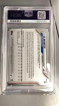 2020 Topps Complete Set 78 Bo Bichette Gold Stars PSA 9