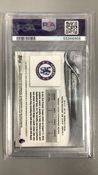 2018 Topps Chrome Premier League 24 Jorginho Autograph PSA 10