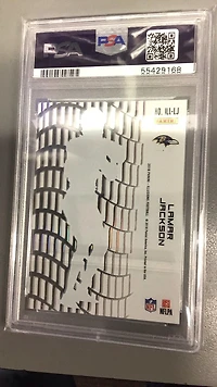 2018 Panini Illusions Illusionists Ill-lj Lamar Jackson PSA 10