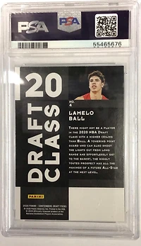 2020 Panini Contenders Draft Picks 2020 Draft Class 4 Lamelo Ball PSA 9